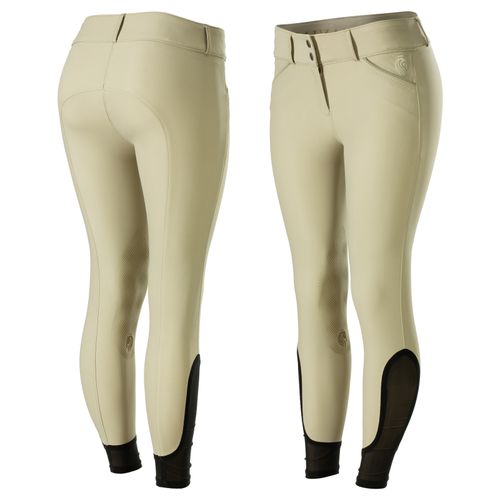 Equinavia Women's Maud Knee Patch Breeches - Tan