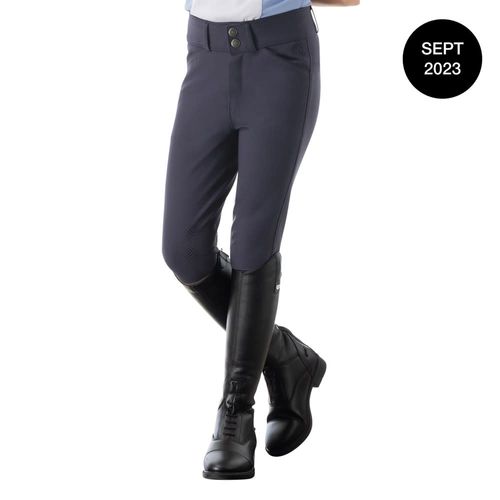 Equinavia Kids' Tuva Knee Patch Breeches - Antique Indigo Blue