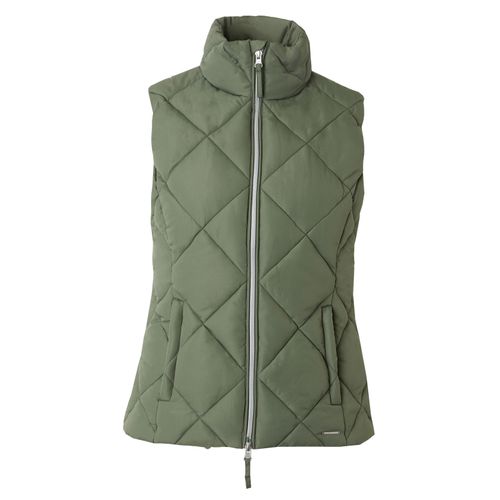 Horze Women's Carola Padded Vest - Beetle Khaki Green