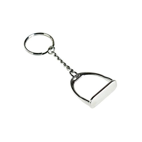 Horze Stirrup Key Ring - Silver