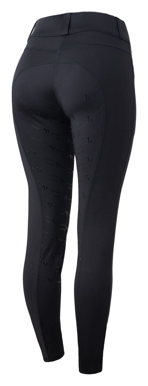 Horze Women's Nora Full Seat Breeches - Caviar Black