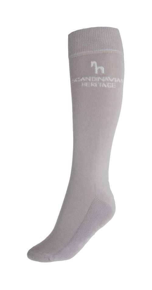 Horze Women's Noya Knee Socks - Quiet Grey