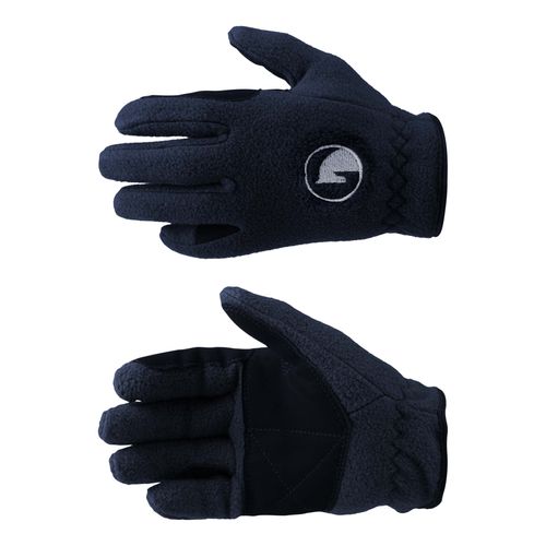 Horze Kids' Fleece Gloves - Dark Navy