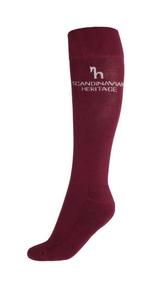 Horze Women's Noya Knee Socks - Anemone Dark Pink