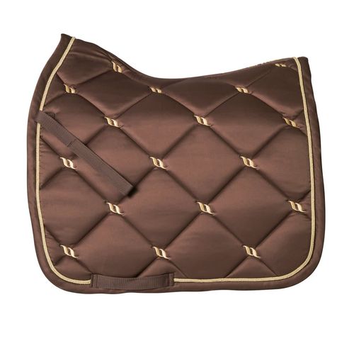 Back on Track Nights Collection Dressage Saddle Pad - Coffee