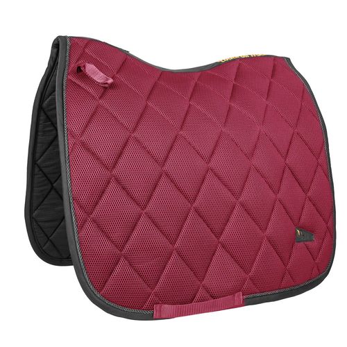 Back on Track Airflow Dressage Saddle Pad - Burgundy