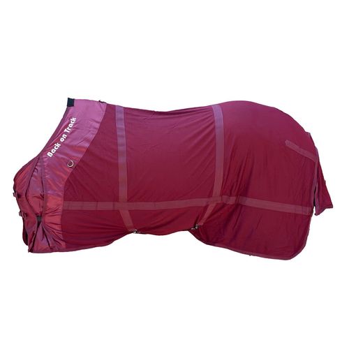 Back on Track Mesh Sheet - Burgundy