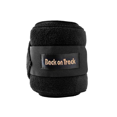 Back on Track Fleece Polo Leg Wraps - Black