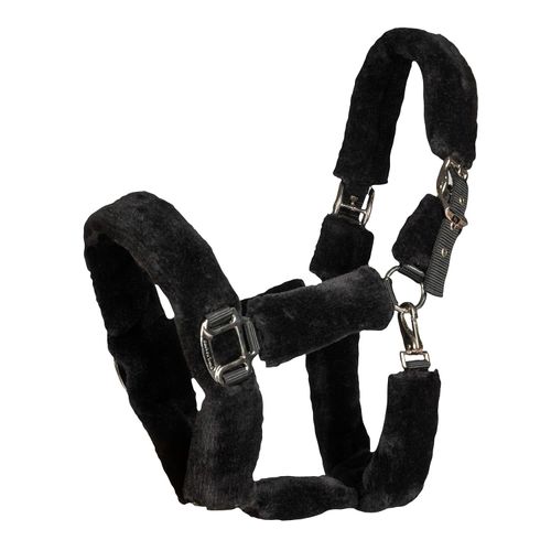 Back on Track Audrey Fleece Fur Halter - Black