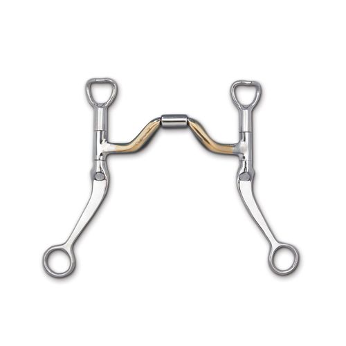 Myler 7" Flat Shank Cyprium Medium Wide Port MB 33