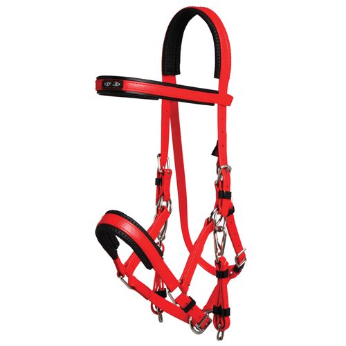 BARGAIN BARN: Zilco Marathon Endurance Bridle - Arab/Full - Red