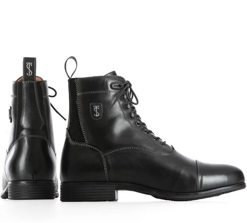 OVERSTOCK: Tredstep Donatello Lace Paddock Boot - 37 - Black