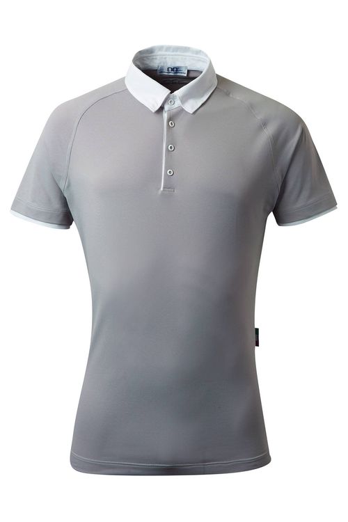 READY TO SHIP: Alessandro Albanese Men's Short Sleeve Polo Skin Shirt - Medium - Grey