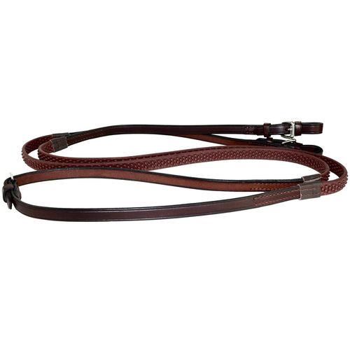 Nunn Finer Super Soft Grip Reins - Havana