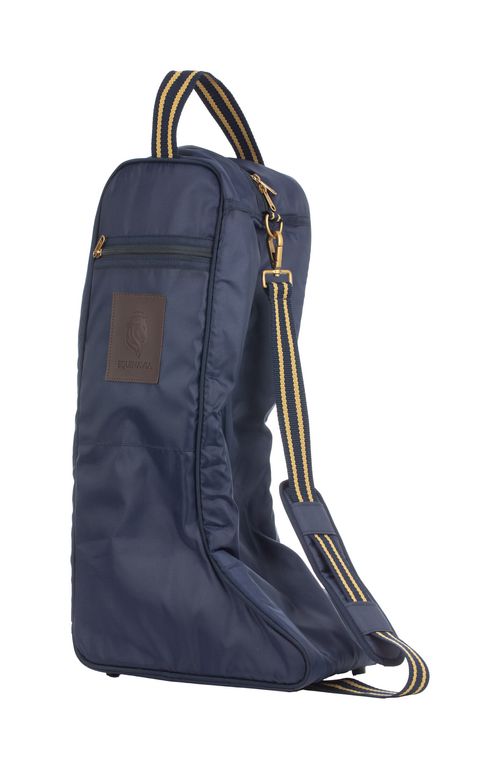 Equinavia Darby Boot Bag - Navy/Gold