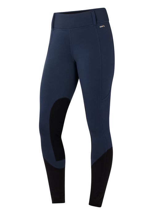 Kerrits Women's Sit Tight Wind Pro Knee Patch Tights - Night Sky