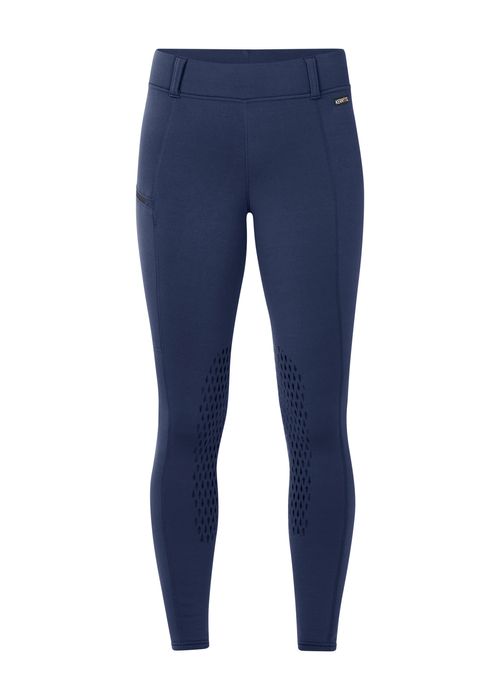 Kerrits Women's Power Stretch Knee Patch Pocket Tights - Night Sky