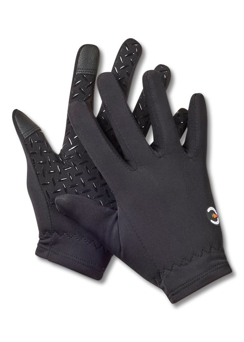 Kerrits Kids' Thermo Tech Printed Gloves - Black Solid