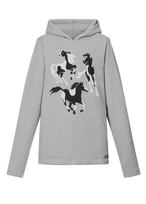 Kerrits Kids' Mod Mare Pullover Hoodie - Heather Grey