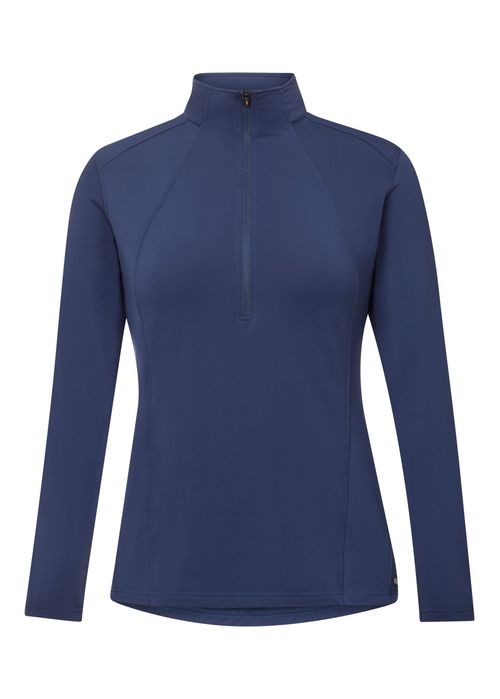 Kerrits Women's In Stride Quarter Zip Fleece Tech Top - Night Sky