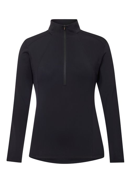 Kerrits Women's In Stride Quarter Zip Fleece Tech Top - Black