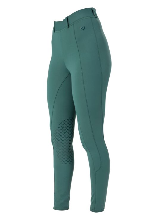 Shires Aubrion Women's Elmira Riding Tights - Green
