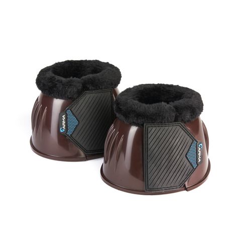 Shires ARMA Comfort Gloss Over Reach Boots - Brown