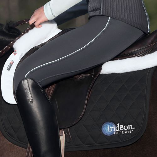 Irideon Women's Hampshire Knee Patch Breeches - Graphite/Mint