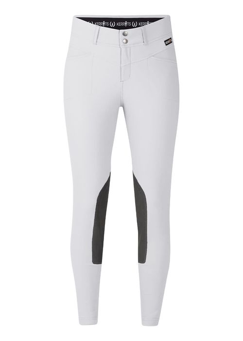 OVERSTOCK: Kerrits Kids' Crossover II Knee Patch Breeches - Large - White