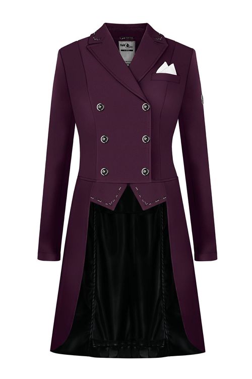 OPENBOX: Fair Play Women's Nadine Dressage Tailcoat - EU 36/US 6 - Royal Berry