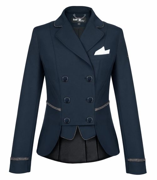 OPENBOX: Fair Play Women's Florine Short Tail Coat - EU 40/US 10 Long - Navy