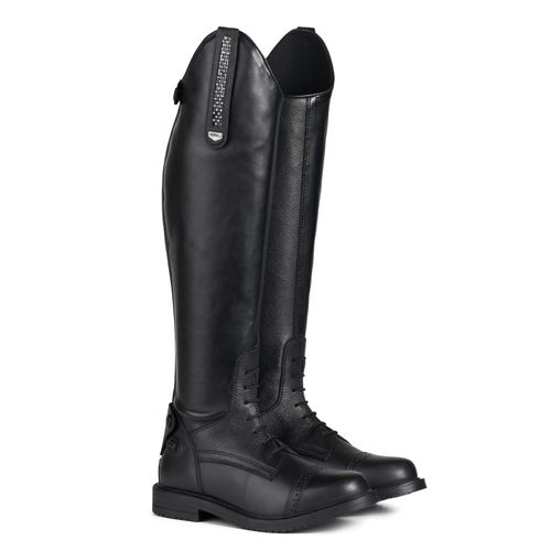 READY TO SHIP: Horze Women's Verona Tall Field Boots - 39 Wide - Black