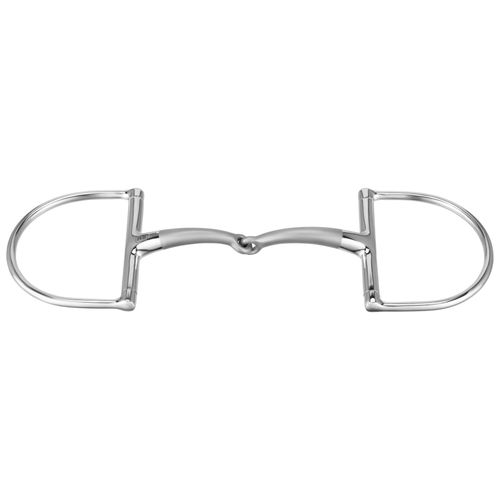 OVERSTOCK: Herm Sprenger SATINOX Single Joint D-Ring Bit 14mm - 145mm