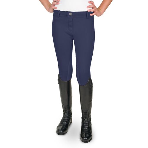 Equistar Kids' Pull-On Breech - Navy
