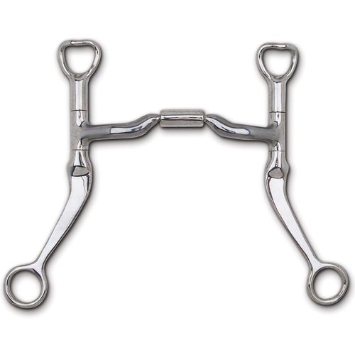 Myler 7" Flat Shank  Low Port Comfort Snaffle MB 04
