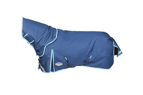Weatherbeeta Comfitec Ultra Hardi Detach-A-Neck Heavy - Blue/Bright Blue/White