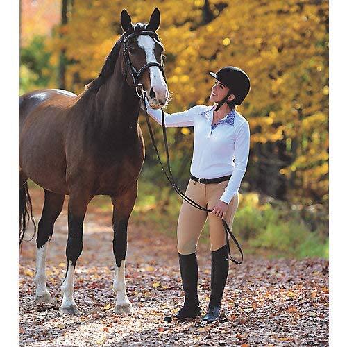 OPENBOX: Shires Women's Equestrian Style Shirt - X Large - White/Navy