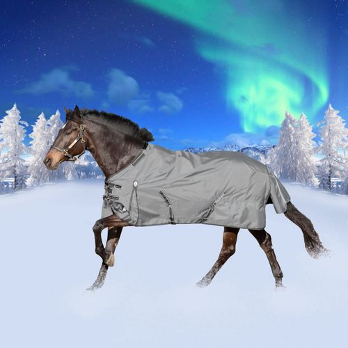 Equinavia Arktis Regular Neck Light Weight Turnout Blanket 100g - Carbon Grey