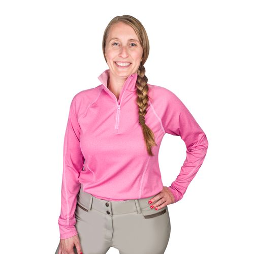 Ovation Women's Core Half Zip Long Sleeve Top - Orchid