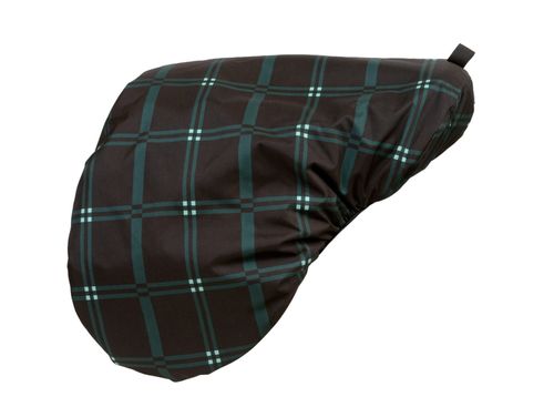 Chestnut Bay A/P Saddle Cover - Hunter Plaid