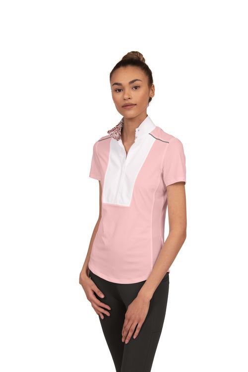 Chestnut Bay Women's SkyCool Liberty Sport Short Sleeve Show Shirt - Blush