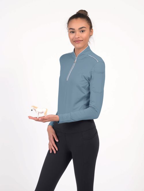 Chestnut Bay Women's Performance Rider SkyCool Long Sleeve Shirt - Skyblue (2023)