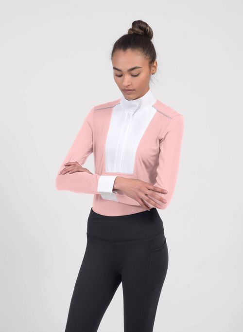 Chestnut Bay Women's SkyCool Liberty Long Sleeve Show Shirt - Blush (2023)