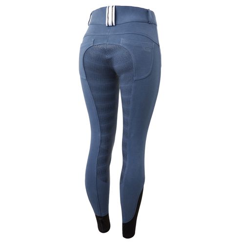 READY TO SHIP: Horze Women's Full Seat Breeches w/Elastic Leg - EU 36/US 24 - Bearing Sea