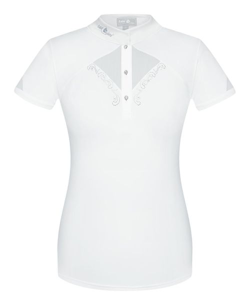 READY TO SHIP: Fair Play Women's Cathrine Short Sleeve Competition Shirt - EU 42/US 12 - White