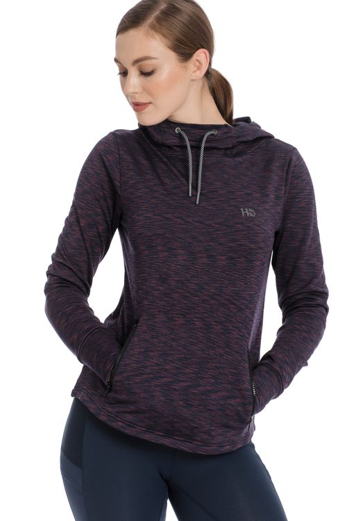 READY TO SHIP: Horseware Technical Hooded Fleece - XX Small - Fig Melange
