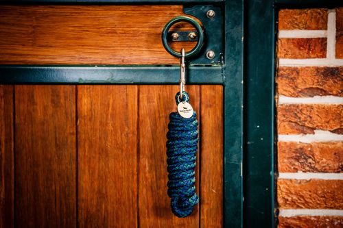 BARGAIN BARN: Horseware Signature Lead Rope - One Size - Navy