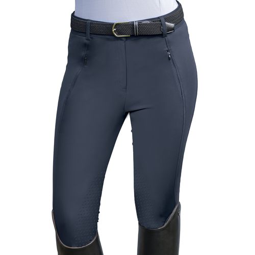 READY TO SHIP: Ovation Women's Altitude Kool-X Knee Patch Breeches - 26 - Indigo