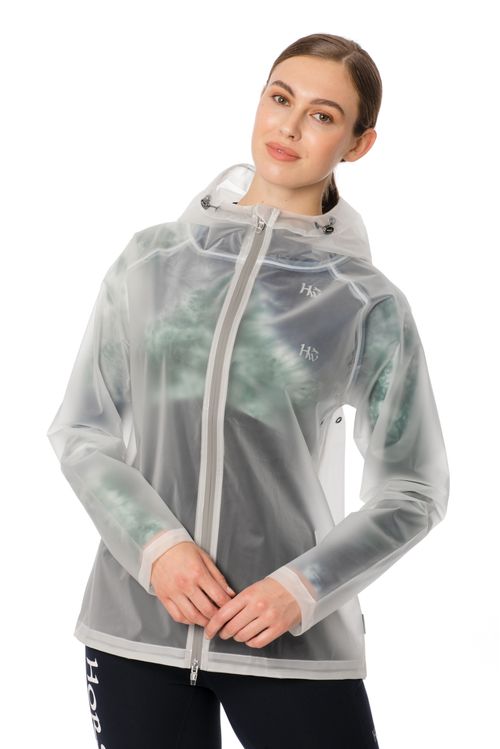 READY TO SHIP: Horseware Transparent Waterproof Rain Jacket - Medium - Clear