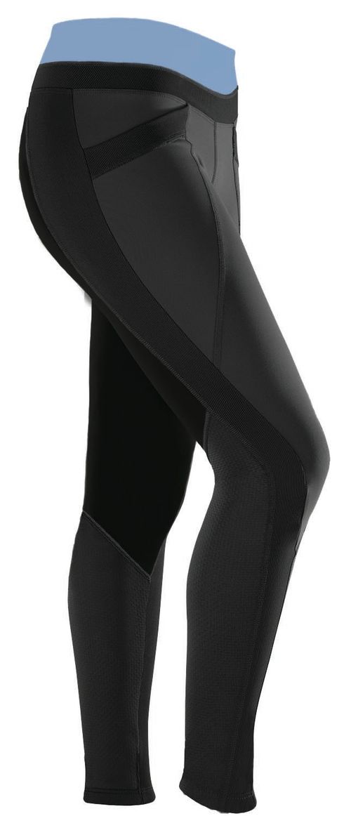 READY TO SHIP: Irideon Women's Synergy Knee Patch Tights - Medium - Black/Cornflower